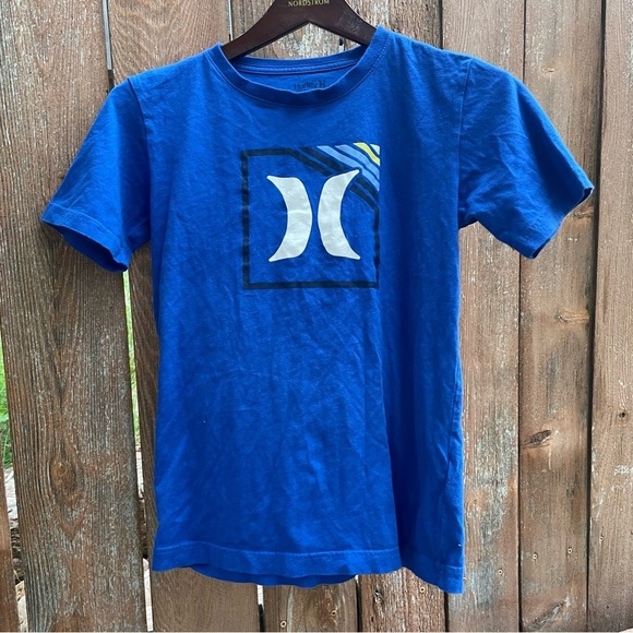 HURLEY Kids Boy Blue Crewneck Tee Shirt Size 12 - Picture 1 of 10